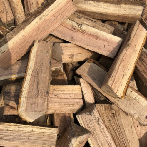 Pile of seasoned firewood